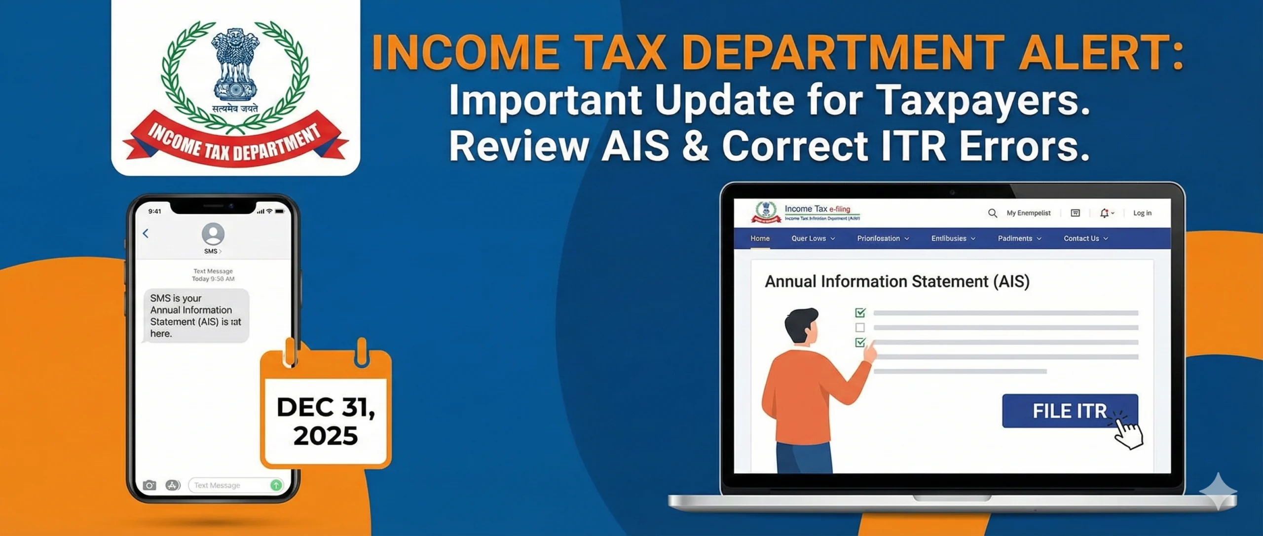 Alert: Have you received an SMS or email from the Income Tax Department? Find out why.