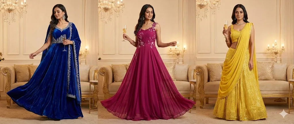 Designer dress for party wear