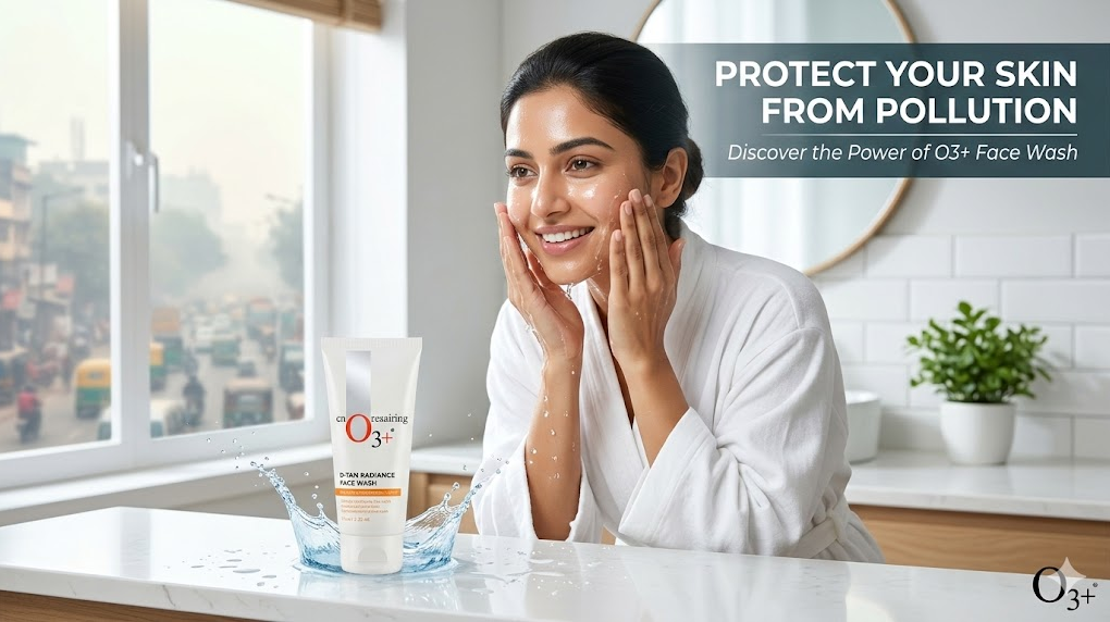 O3+ Face Wash for Pollution Protection & Glow
