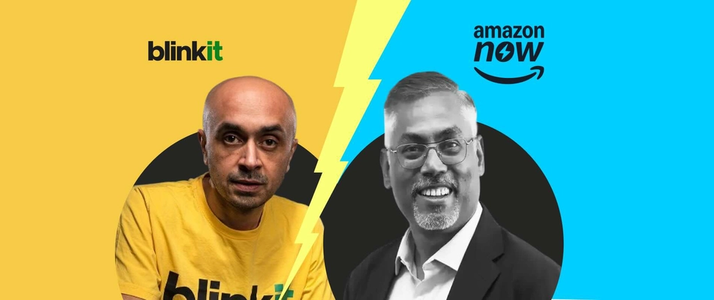 Amazon now vs Blinkit